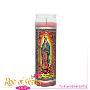 Virgin of Guadalupe Candle